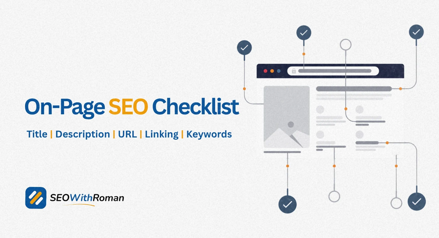 On-Page SEO Checklist | For Every Website To Boost Rankings